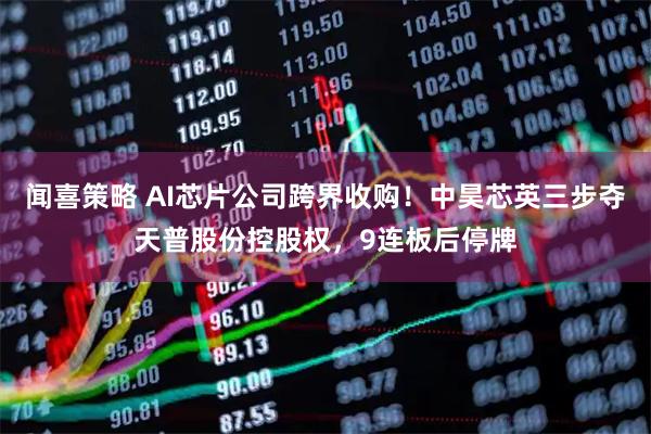 闻喜策略 AI芯片公司跨界收购！中昊芯英三步夺天普股份控股权，9连板后停牌