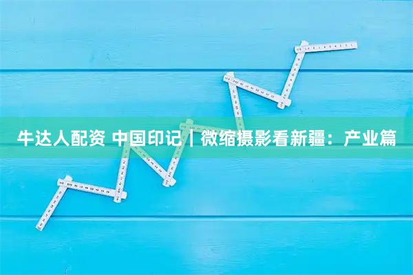 牛达人配资 中国印记｜微缩摄影看新疆：产业篇