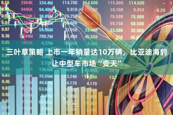 三叶草策略 上市一年销量达10万辆，比亚迪海豹让中型车市场“变天”